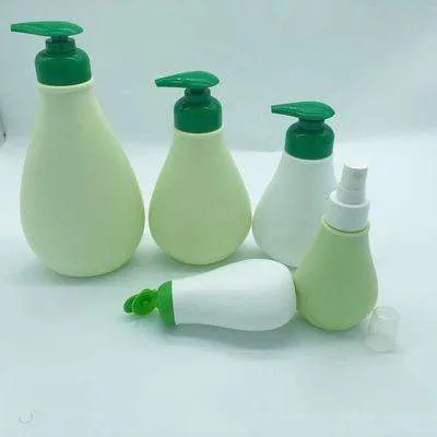 Novo Bebê chuveiro gel lavagem crianças loção de plástico imprensa bomba cabeça garrafa